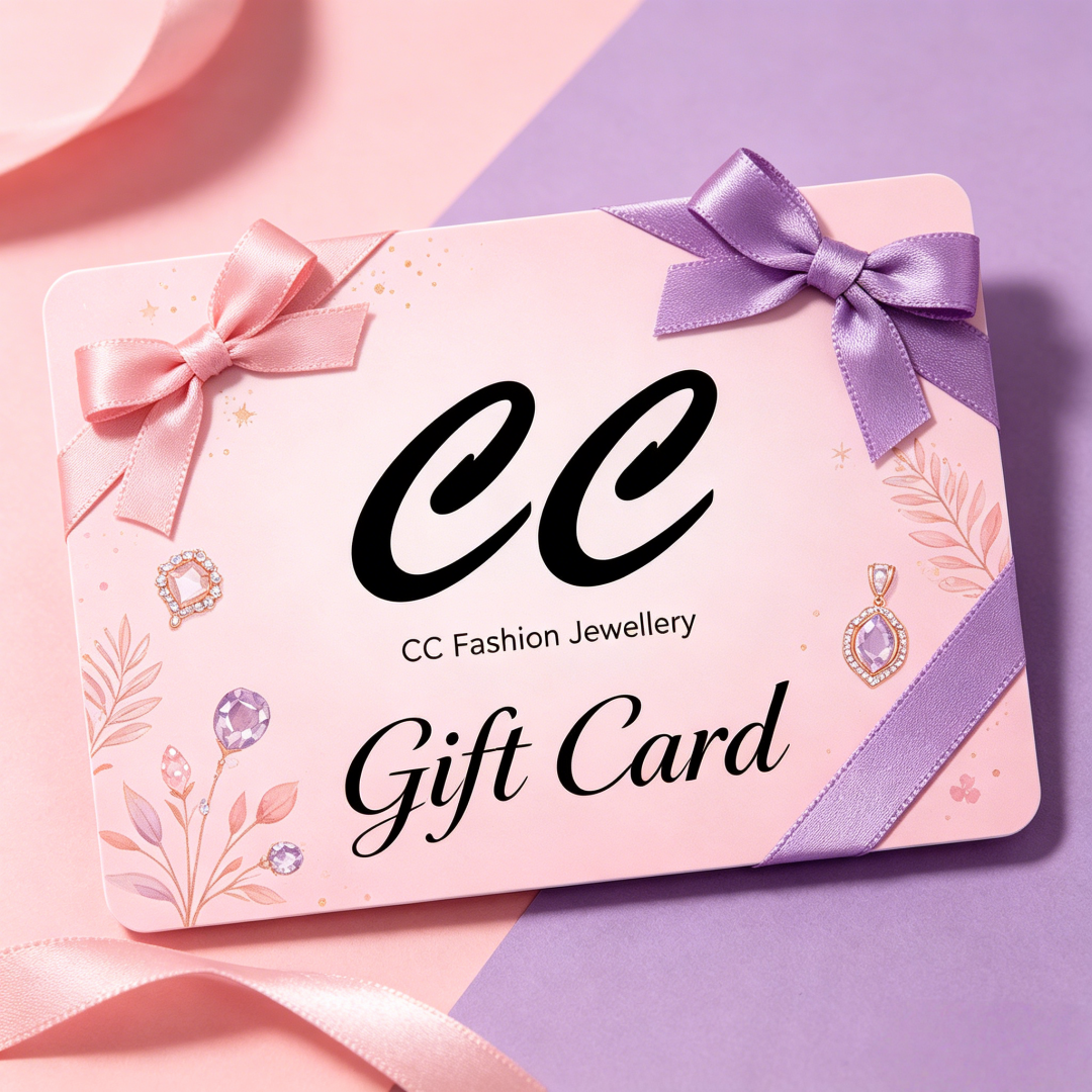Gift card from cc fashion jewellery store