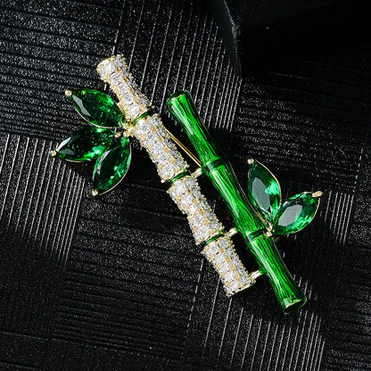 Chinese Style Bamboo Brooch XXB002