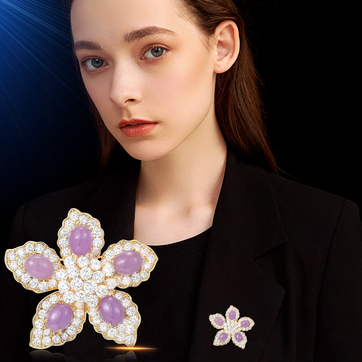 Flower Brooch Pin XXB009