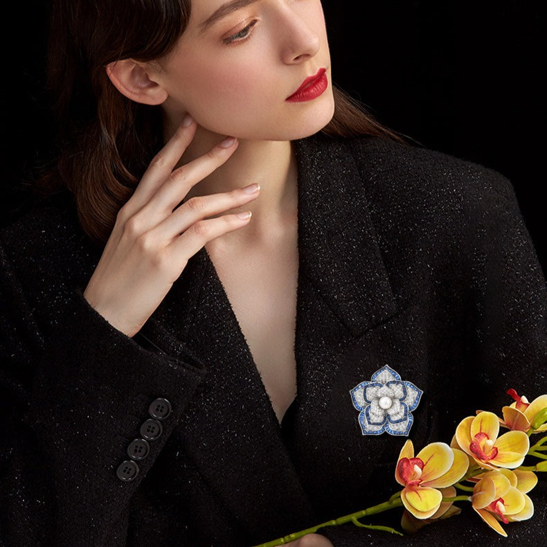 Camellia Brooch Pin For Women XXB011