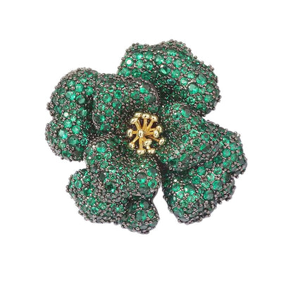 Vintage Iris Flower Brooch Pin XXB013