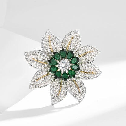 Vintage Flower Brooch Pin for Women XXB015