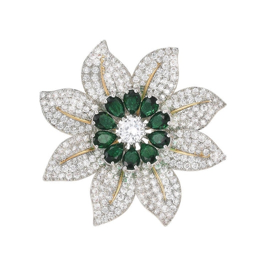 Vintage Flower Brooch Pin for Women XXB015