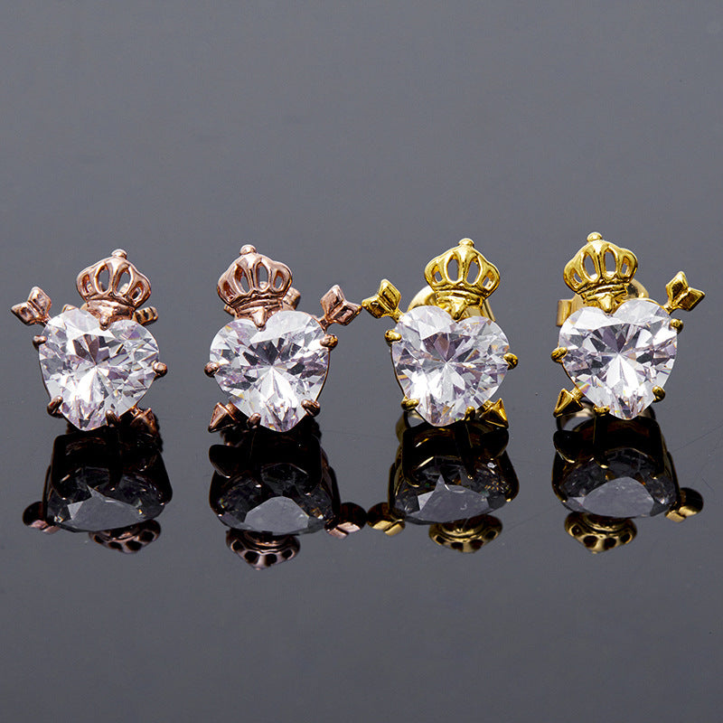 Heart Stud Earrings XXE0001