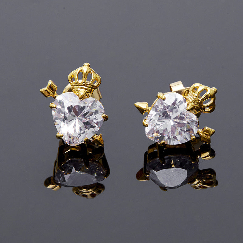 Heart Stud Earrings XXE0001