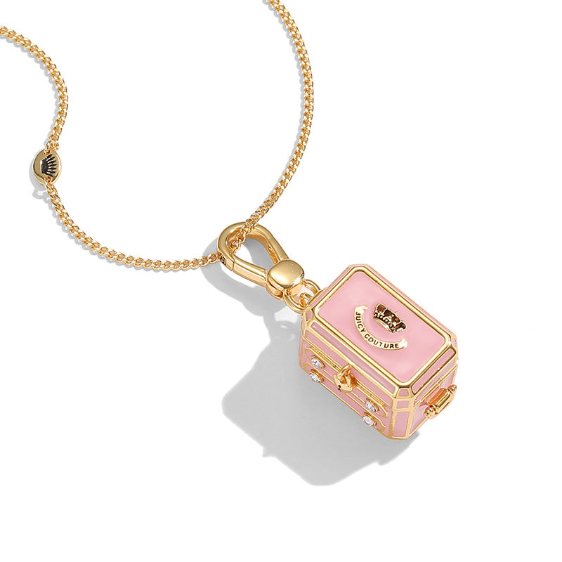 Openable Jewelry Box Pendant Necklace XXN003