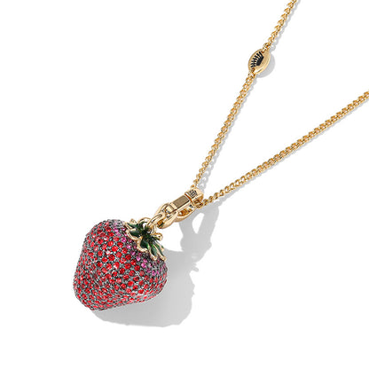 Strawberry Pendant Necklace XXN004