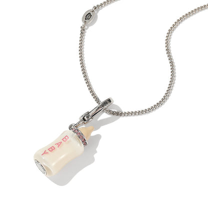 Milk Bottle Pendant Necklace XXN006