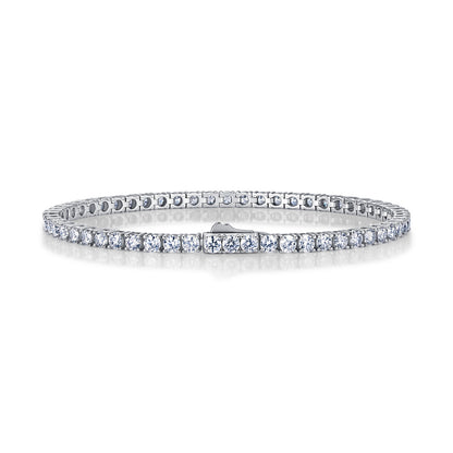 3mm D‑VVS1 Moissanite Diamond Tennis Bracelet XXS001