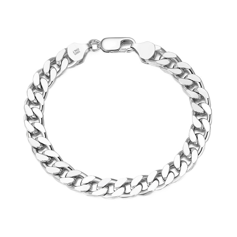 Men's Cuban Link Bracelets in S925 Sterling Silver XXS0004
