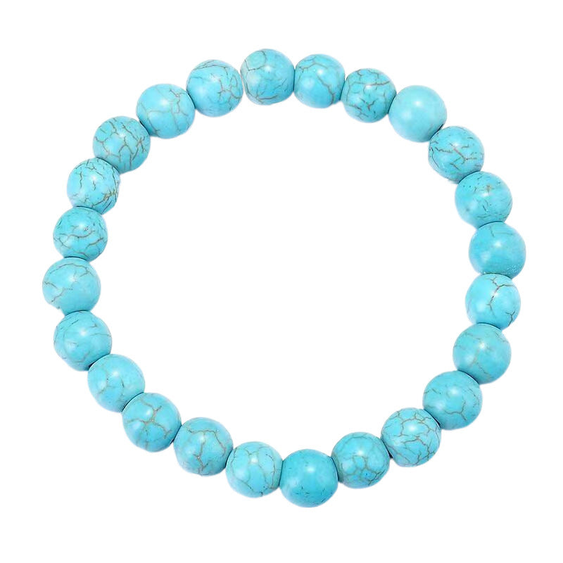 Spiritual turquoise crystal bracelet for spiritual awakening intuition boost overall mind body wellbeing