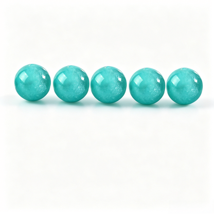 One of a kind natural amazonite loose beads, unique grid marking amazon stone beads for DIY custom jewelry craft