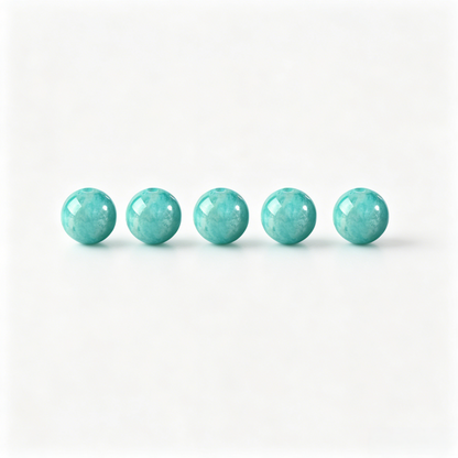 Natural microcline amazonite loose beads, twin crystal grid pattern amazon stone beads for custom DIY crystal accessories