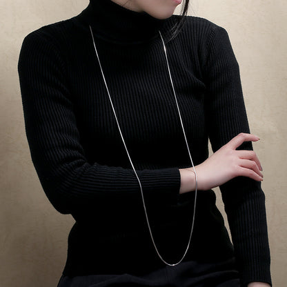 snake chain necklace 925 sterling silver 