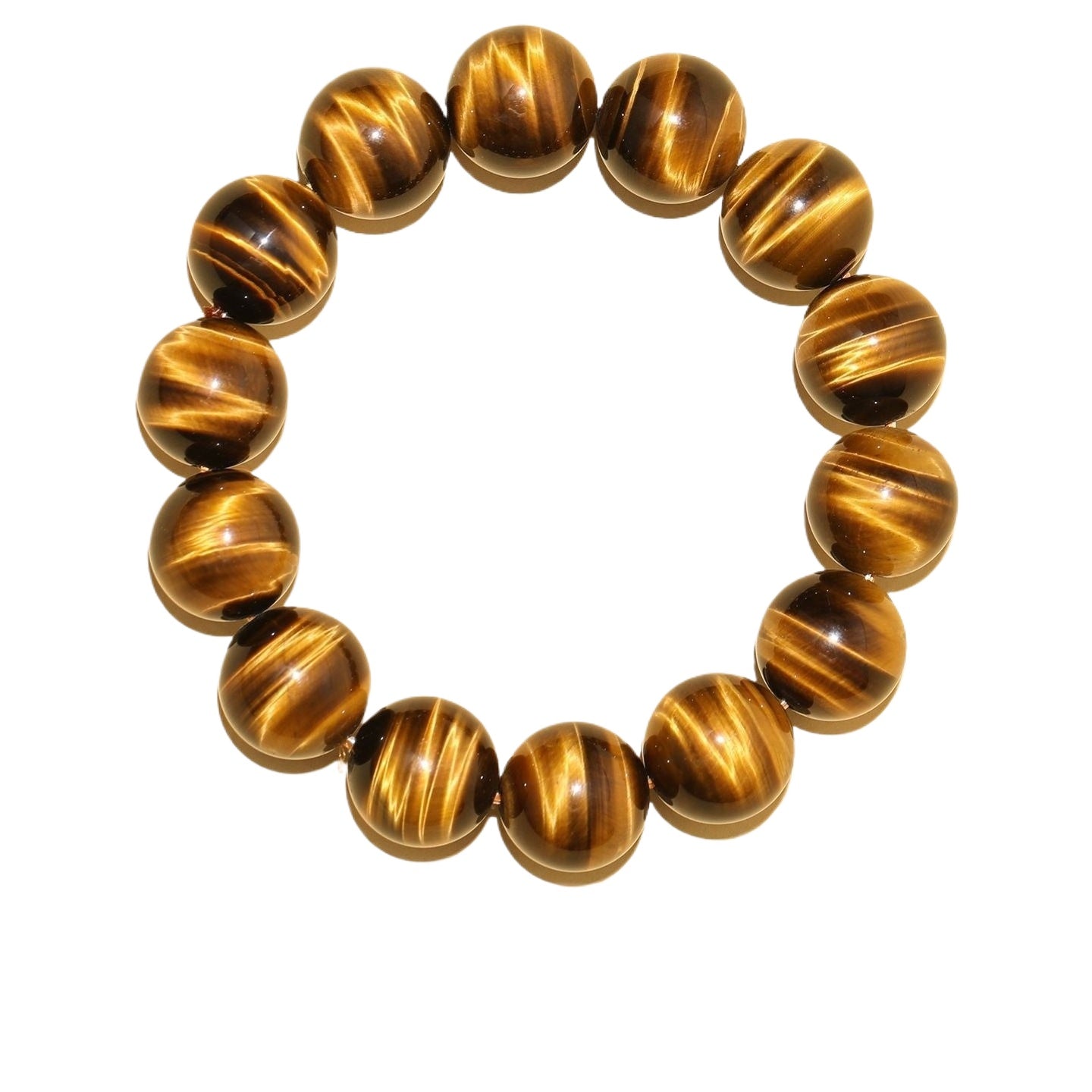 Yellow Tiger Eye Bracelet Natural Crystal Bead Bracelet talisman bracelet high vibration crystal energy shield bracelet wealth manifestation feng shui gemstone bracelet