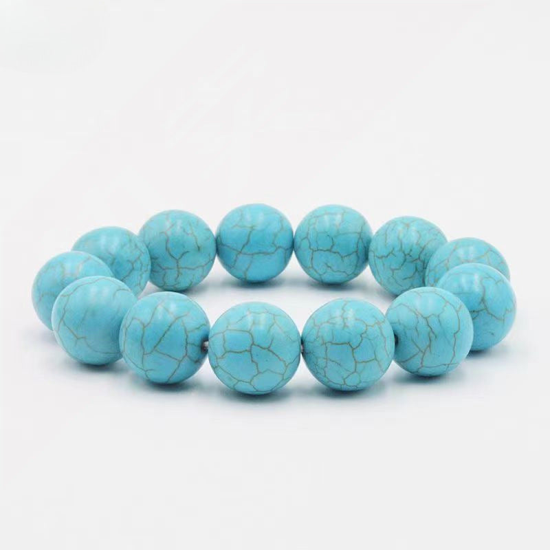 Timeless turquoise crystal stretch bracelet perfect gift for him her birthday anniversary spiritual present