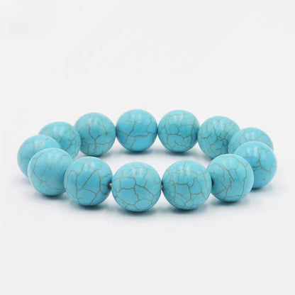 Timeless turquoise crystal stretch bracelet perfect gift for him her birthday anniversary spiritual present
